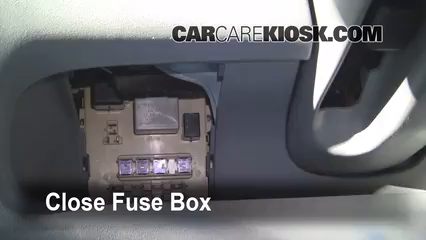 Interior Fuse Box Location: 2000-2005 Toyota Echo - 2001 Toyota Echo 1